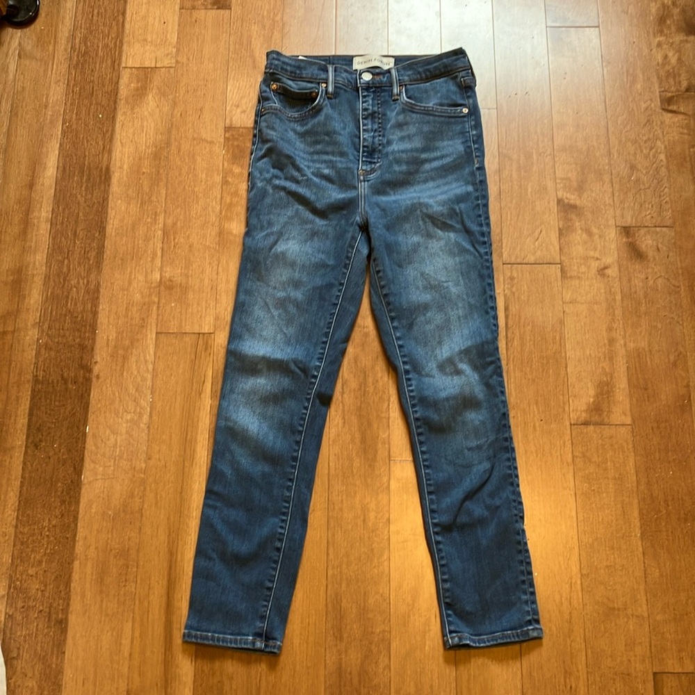 Denim Forum Lola High Rise Skinny Jean 26L - Size 27